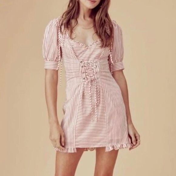 For love & lemons  Women's Striped Dress - Picture 2 of 5